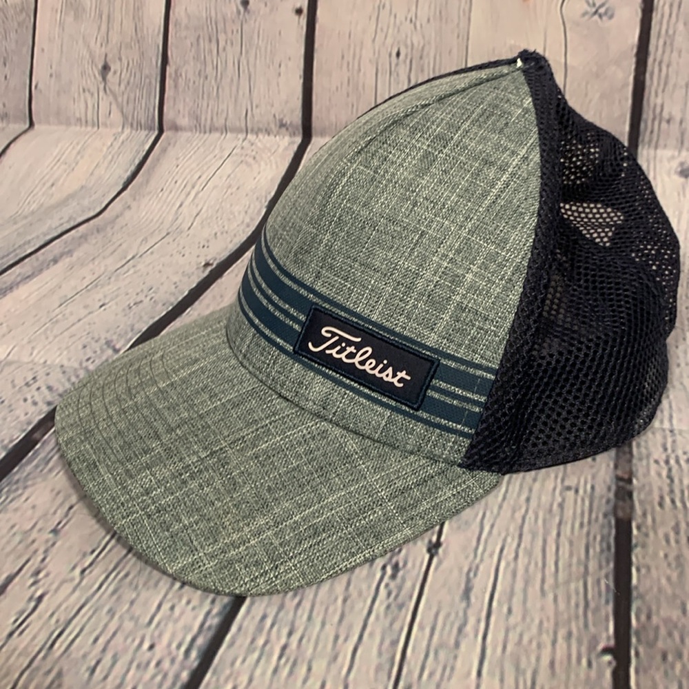 Titleist Mens Surf Strife Laguna Cap Gray Blue Golf Prep Preppy Vacation Summer